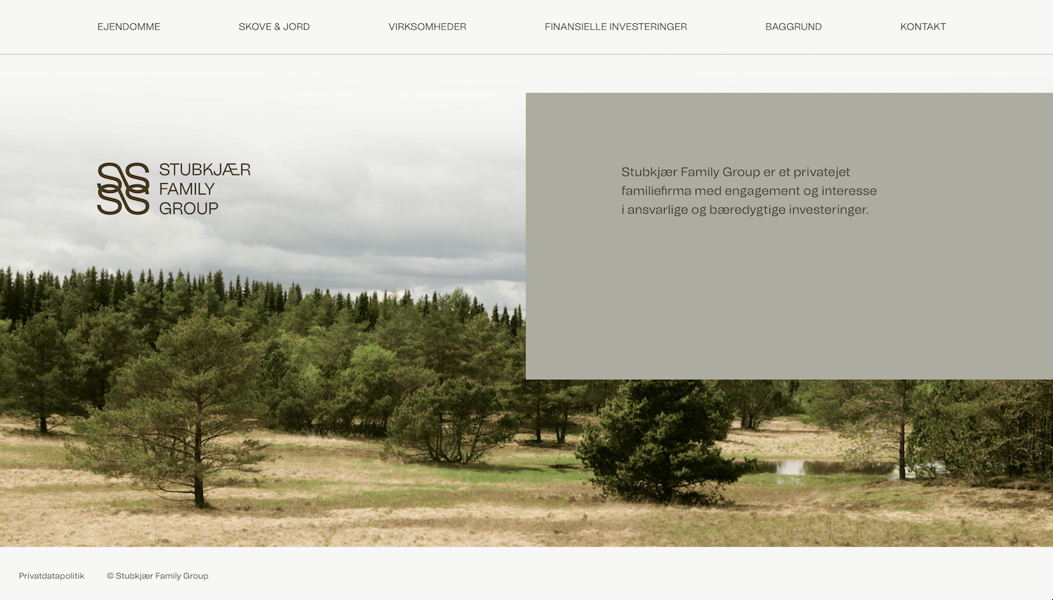 Stubkjær Family Group website